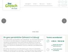 Tablet Screenshot of doc-grosch.de